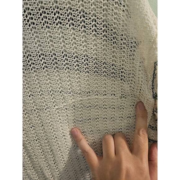 Gently Used Ann Taylor Marled Linen Pullover XXS ~ Nautical Casual Style - Picture 8 of 11